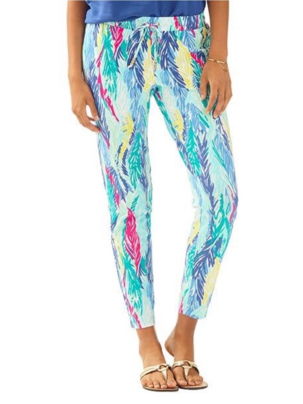 Lilly Pulitzer "Light As A Feather" Lola Pants - Women's XS